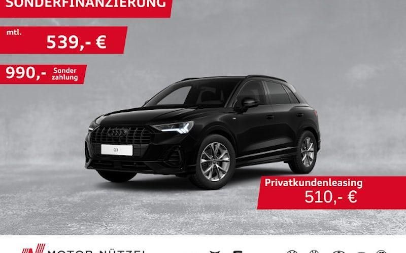 Gebraucht Audi Q3 S-Line 150 PS (110 kW) 2024 Schwarz SUV
