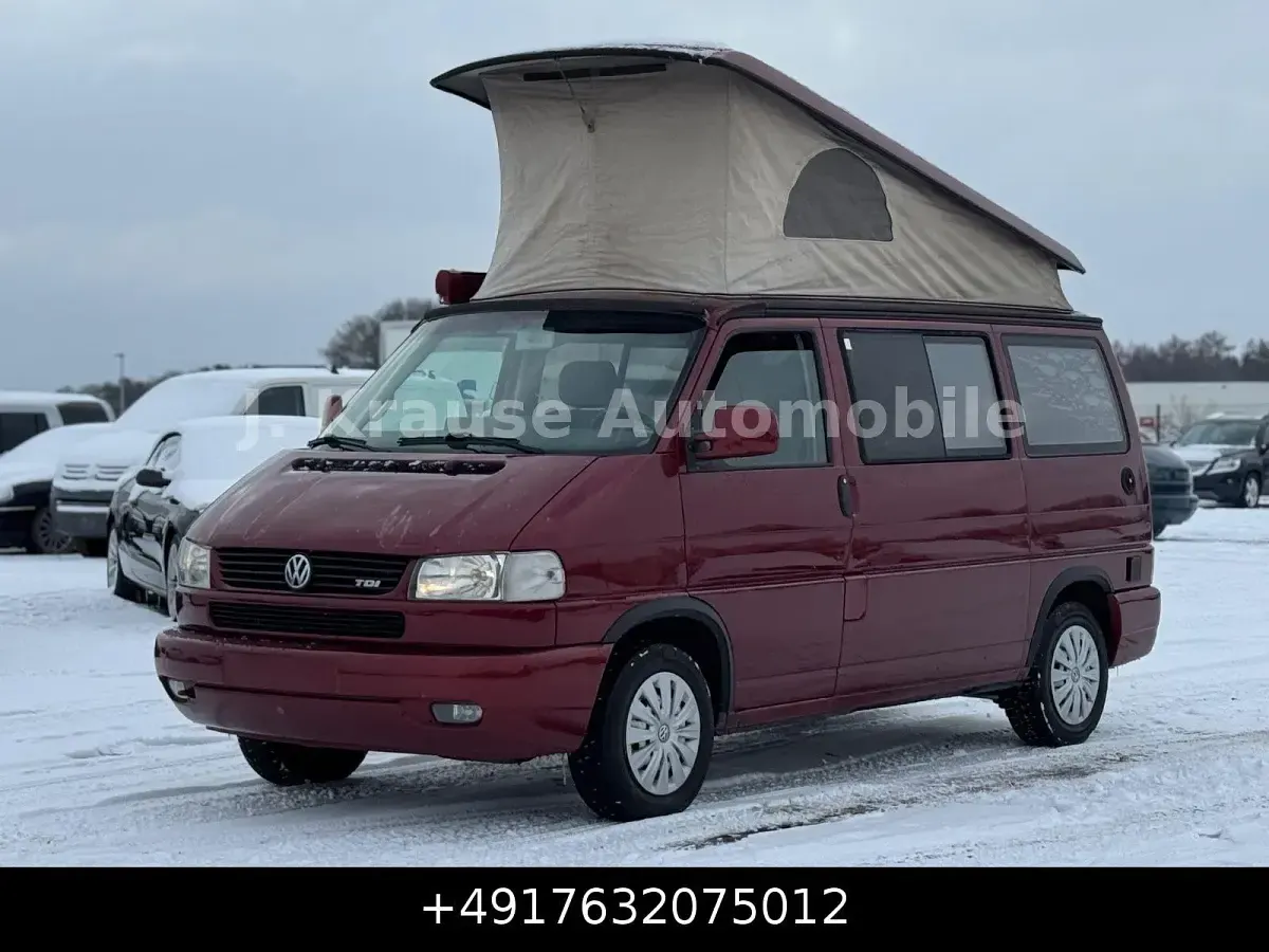 Gebraucht VW T4 California 102 PS (75 kW) 2000 Rot Van