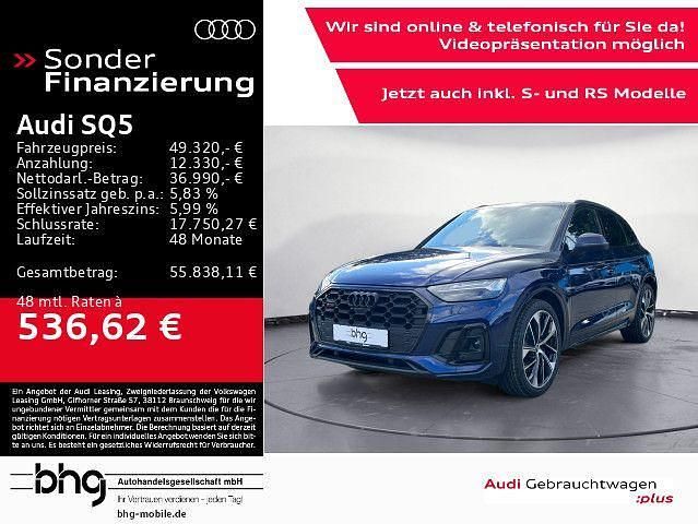Blau Gebraucht 2022 Audi SQ5 Business SUV | 49.320 € (Superpreis) - Bild 1/4