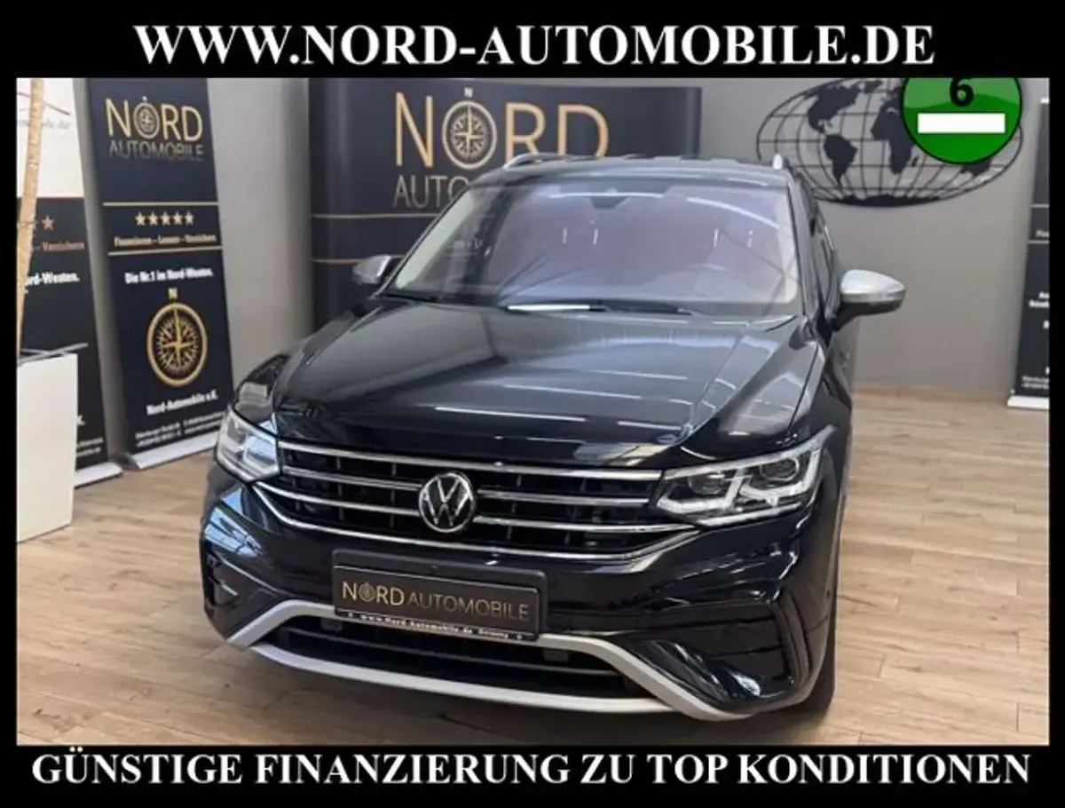 Gebraucht VW Tiguan Allspace Elegance 200 PS (147 kW) 2021 Schwarz SUV