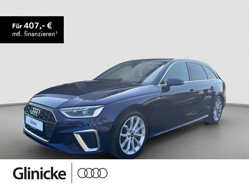 Blau Gebraucht 2023 Audi A4 S-Line Kombi | 32.970 € (Guter Preis) - Bild 1/3