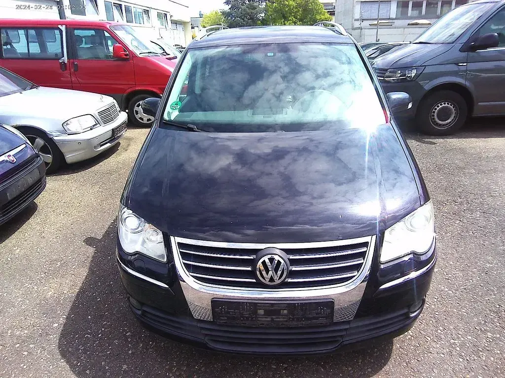 Gebraucht VW Touran Highline 170 PS (125 kW) 2007 Schwarz Van / Kleinbus