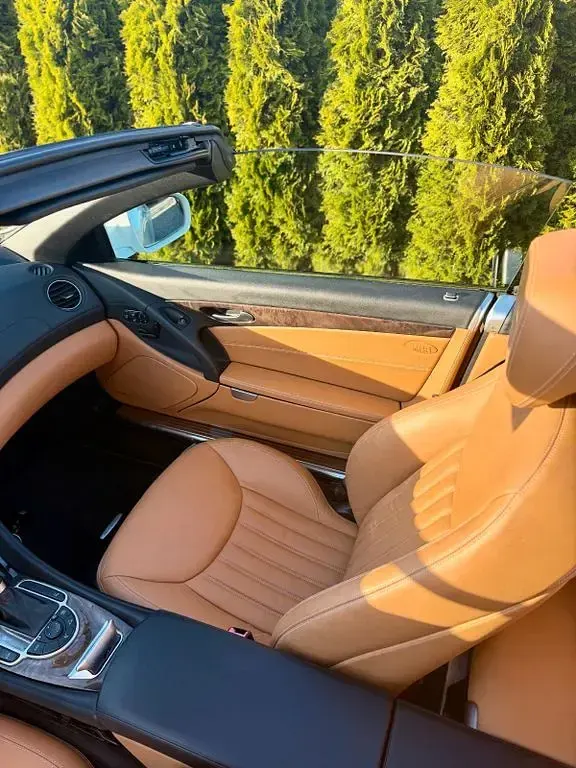 Gebraucht Mercedes SL500 387 PS (284 kW) 2008 Weiß Cabrio