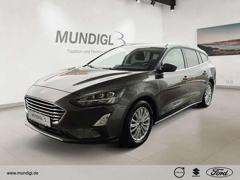 Metallic) (grau Gebraucht 2021 Ford Focus Titanium Kombi | 18.270 € (Fairer Preis) - Bild 1/4