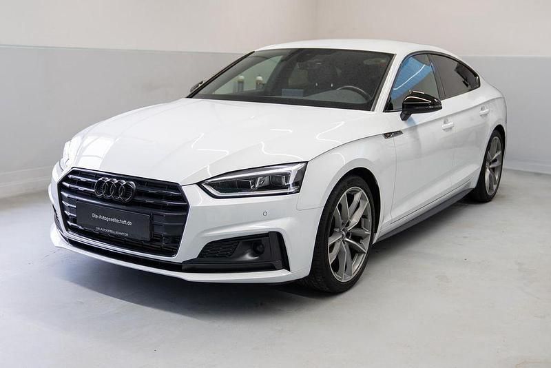 Gebraucht Audi A5 Sportback S-Line 190 PS (139 kW) 2018 Gletscherweiß metallic Kleinwagen