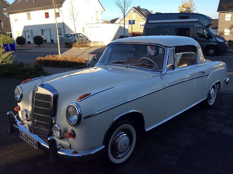 Weiß Gebraucht 1959 Mercedes 220 Coupé | 95.000 € - Bild 1/4
