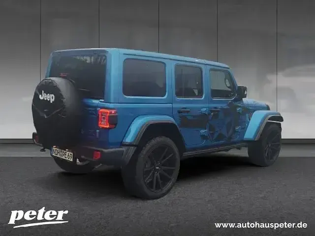Gebraucht Jeep Wrangler Sahara 272 PS (200 kW) 2024 Hydro blue SUV