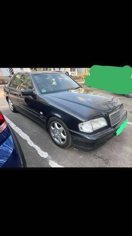 Schwarz Gebraucht 1998 Mercedes C230 Sport Edition Limousine | 3.499 € - Bild 1/4
