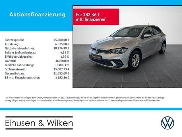 Silber Gebraucht 2025 VW Polo Life Limousine | 25.300 € - Bild 1/4