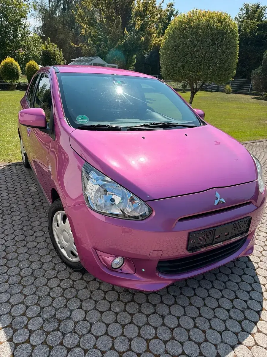 Gebraucht Mitsubishi Space Star Top 71 PS (52 kW) 2014 Violet Van / Kleinbus
