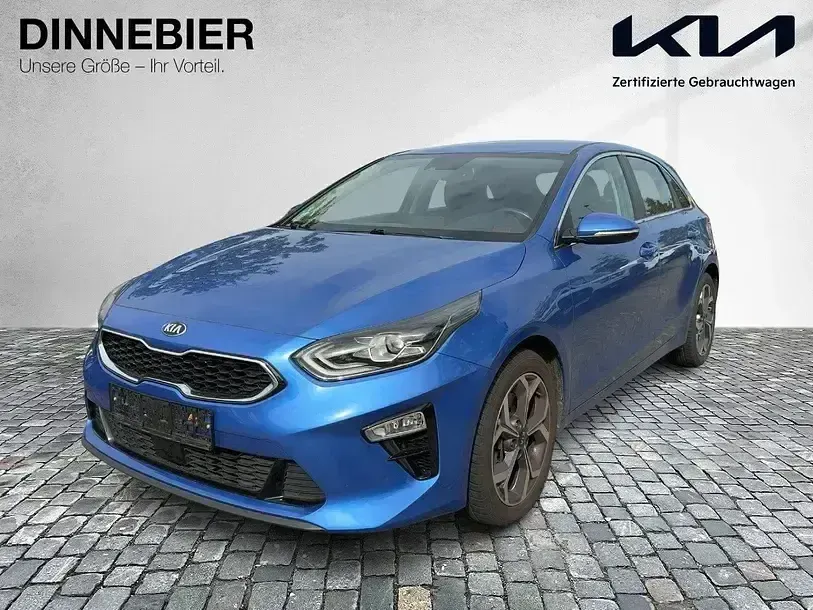 Gebraucht Kia Ceed Spirit 140 PS (102 kW) 2018 Blau Kleinwagen