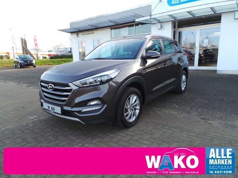 Grau met. (metallic) Gebraucht 2016 Hyundai Tucson SUV | 13.990 € (Fairer Preis) - Bild 1/4