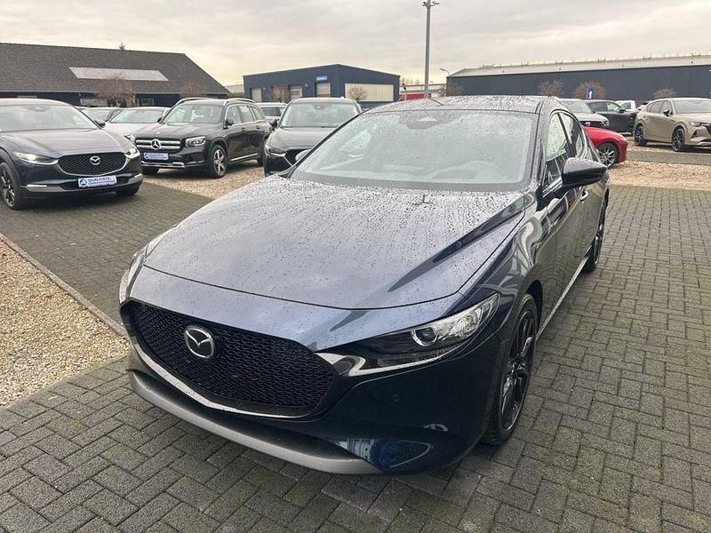 Neu Mazda 3 140 PS (102 kW) 2025 Blau Limousine