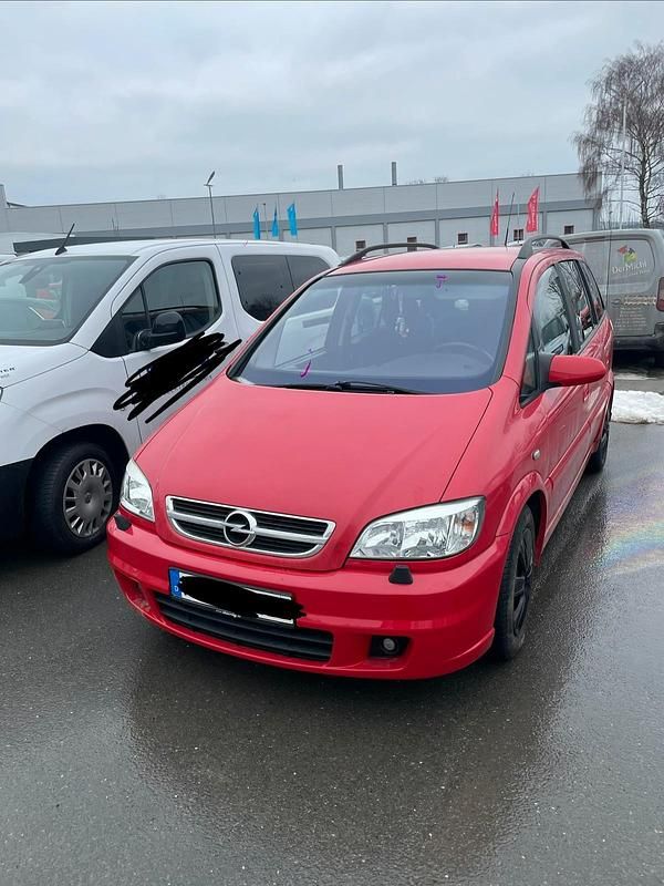 Gebraucht Opel Zafira 125 PS (91 kW) 2005 Rot Van / Kleinbus
