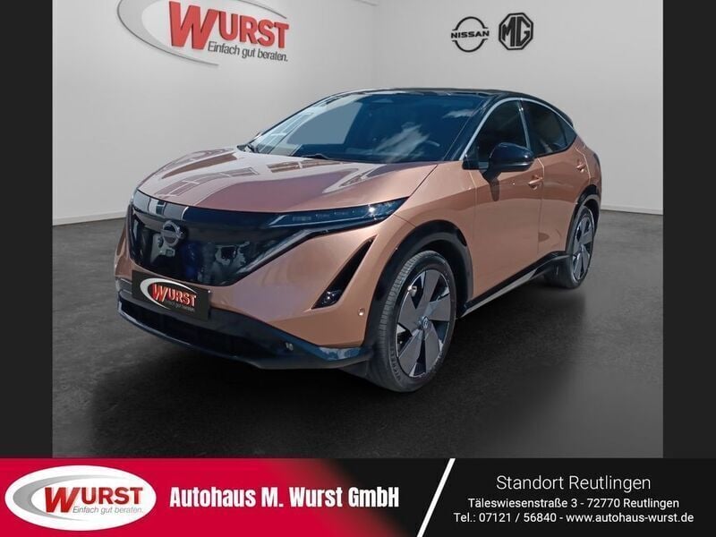 Keine angabe akatsuki copper/pearl black (bronze) metallic Gebraucht 2022 Nissan Ariya Evolve SUV | 33.990 € (Fairer Preis) - Bild 1/4