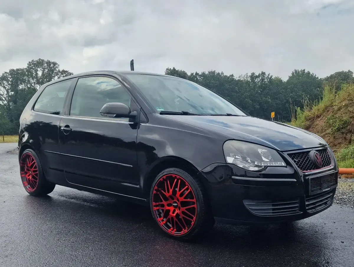 Gebraucht VW Polo Sportline 69 PS (50 kW) 2006 Schwarz Kleinwagen