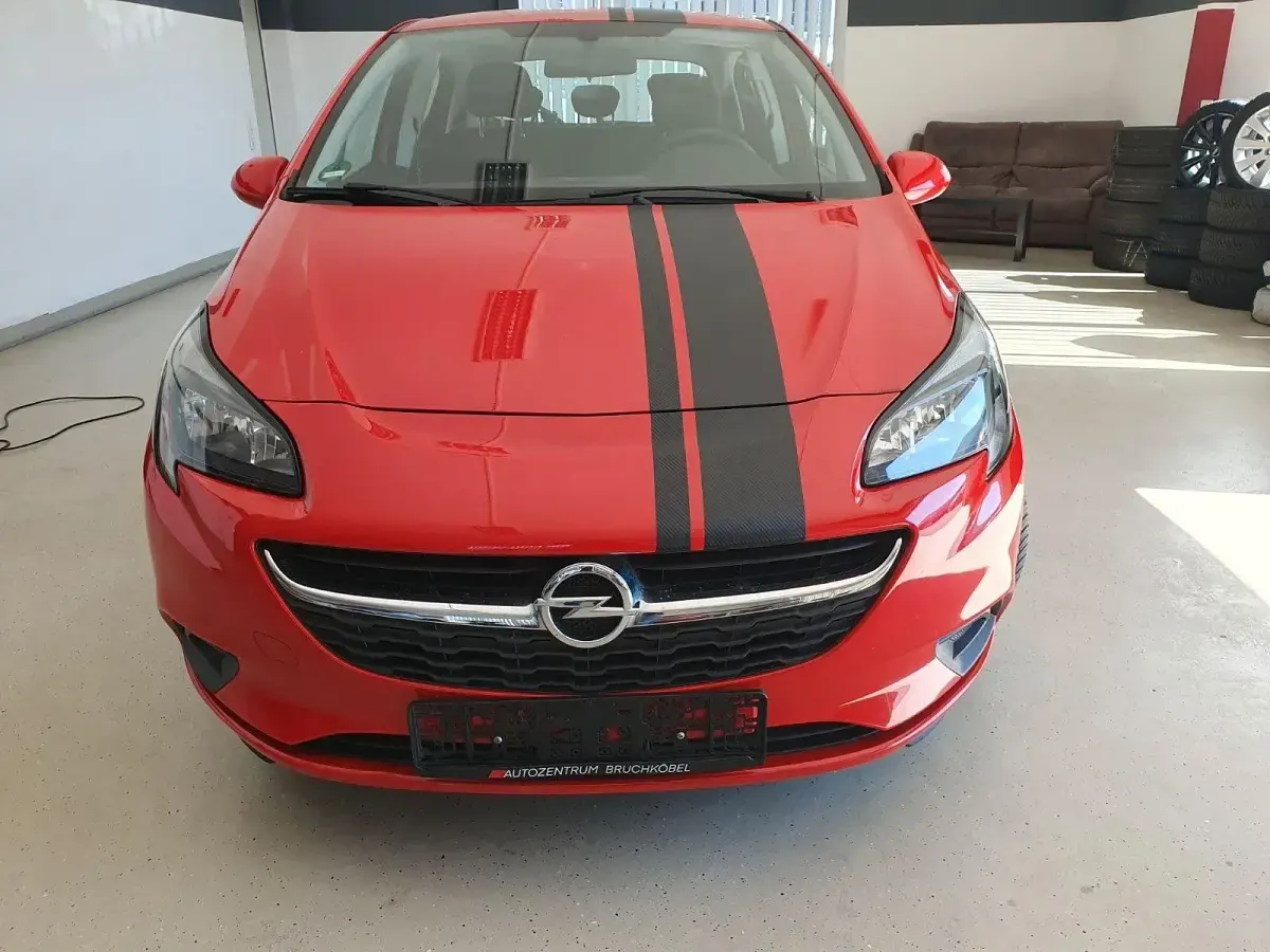 Gebraucht Opel Corsa Edition 90 PS (66 kW) 2017 Rot Kleinwagen