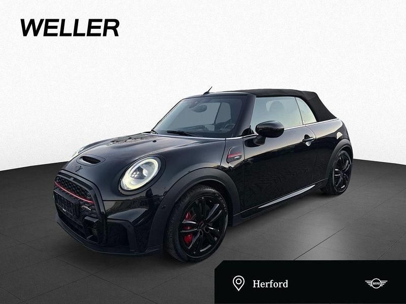Schwarz Gebraucht 2023 Mini John Cooper Works Cabriolet Cabrio | 33.440 € (Fairer Preis) - Bild 1/4
