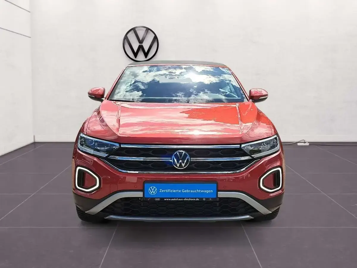 Gebraucht VW T-Roc Cabriolet Style 116 PS (85 kW) 2024 Kings red metallic Cabrio