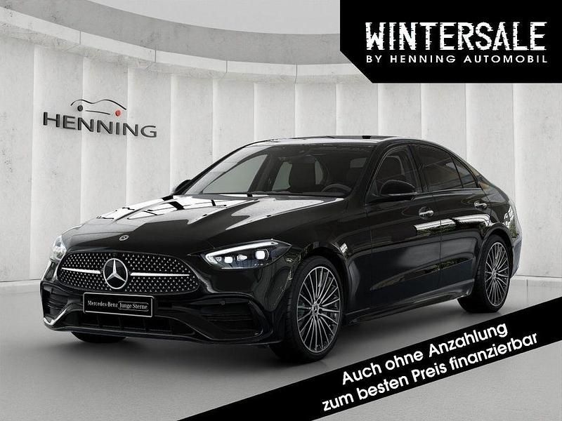 Schwarz Gebraucht 2024 Mercedes C300 AMG Line Premium Plus Limousine | 53.780 € - Bild 1/4