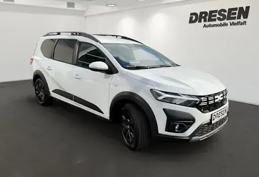 Uusi Dacia Jogger Expression 141 HP (103 kW) 2025 Valkoinen Tila-auto