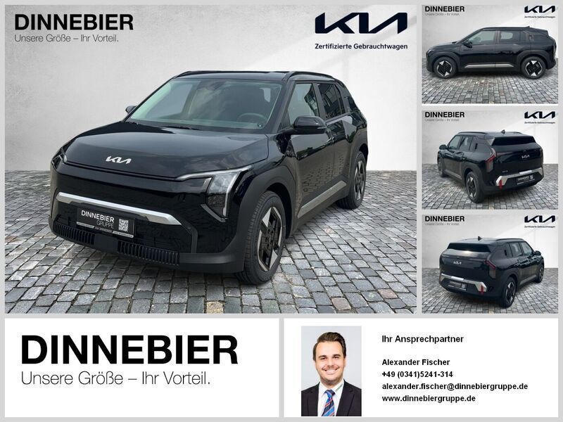 Schwarz (metallic) Neu 2025 Kia EV3 4 SUV | 41.989 € (Fairer Preis) - Bild 1/4