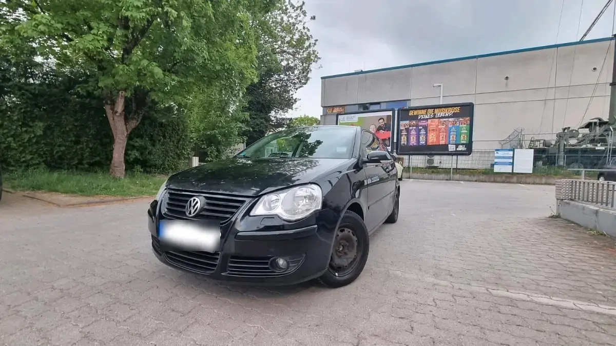 Gebraucht VW Polo 80 PS (58 kW) 2008 Schwarz Kleinwagen