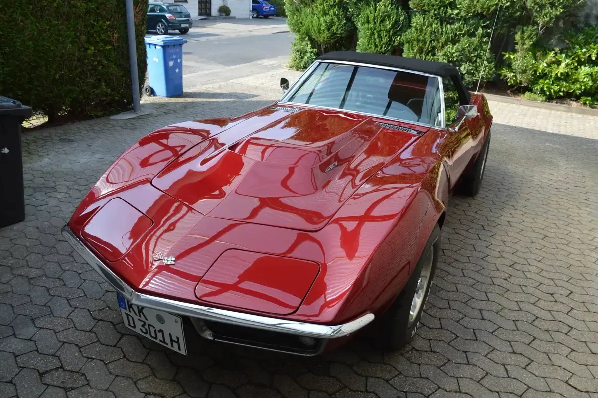 Gebraucht Chevrolet Corvette Stingray 398 PS (292 kW) 1968 Rot Cabrio