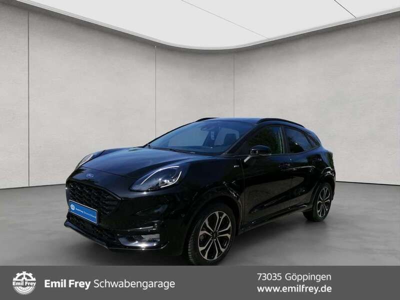 Schwarz agate black metallic Gebraucht 2024 Ford Puma ST-Line X SUV | 25.690 € - Bild 1/4