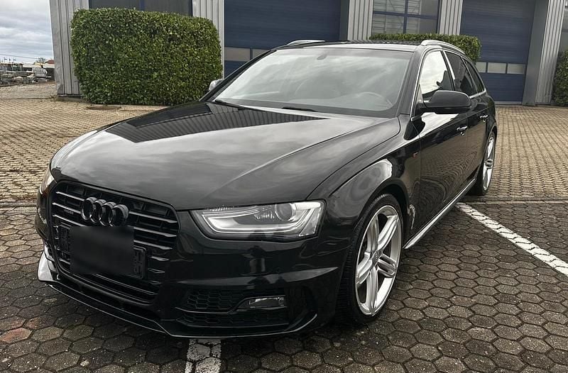 Schwarz Gebraucht 2015 Audi A4 S-Line Kombi | 12.470 € (Superpreis) - Bild 1/4