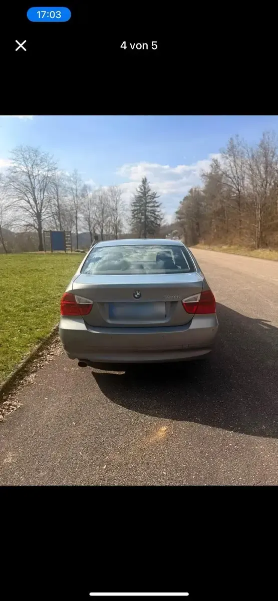 Usata BMW 320 150 CV (110 kW) 2006 Argento Berlina