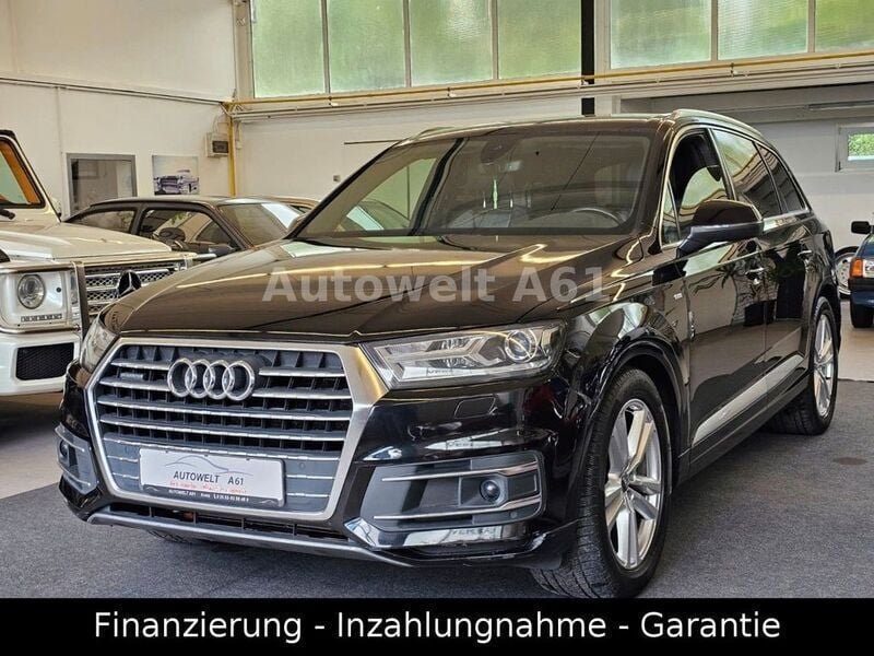 Schwarz Gebraucht 2016 Audi Q7 S-Line SUV | 23.250 € (Superpreis) - Bild 1/4