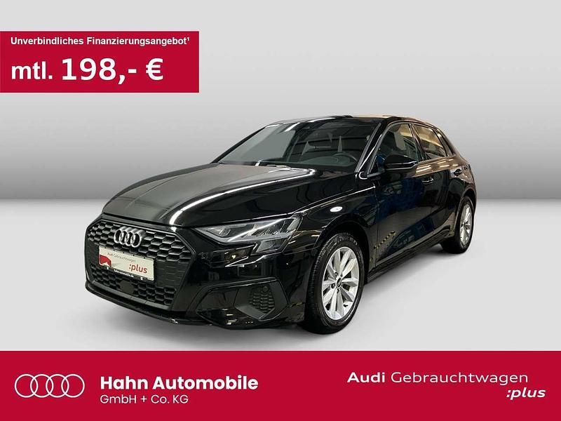 Brillantschwarz Gebraucht 2023 Audi A3 Limousine | 21.930 € (Fairer Preis) - Bild 1/3