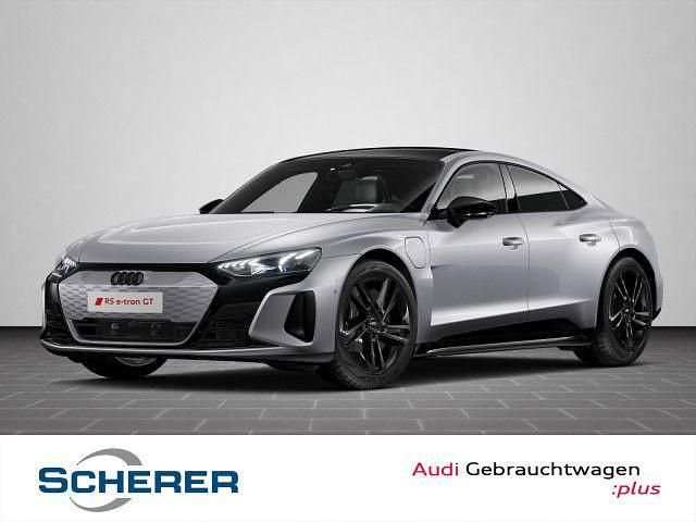 Florettsilber metallic (metallic) Gebraucht 2024 Audi e-tron GT quattro Ambiente Limousine | 83.800 € (Guter Preis) - Bild 1/4