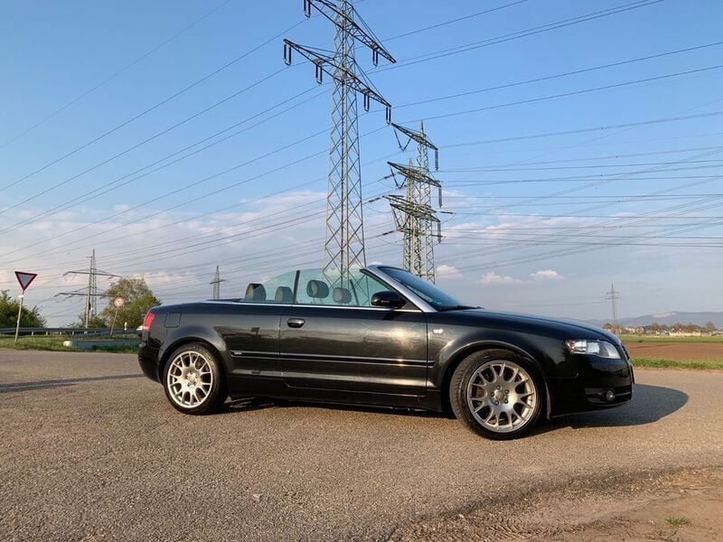 Schwarz Gebraucht 2006 Audi A4 Cabriolet S-Line Cabrio | 4.490 € (Guter Preis) - Bild 1/4