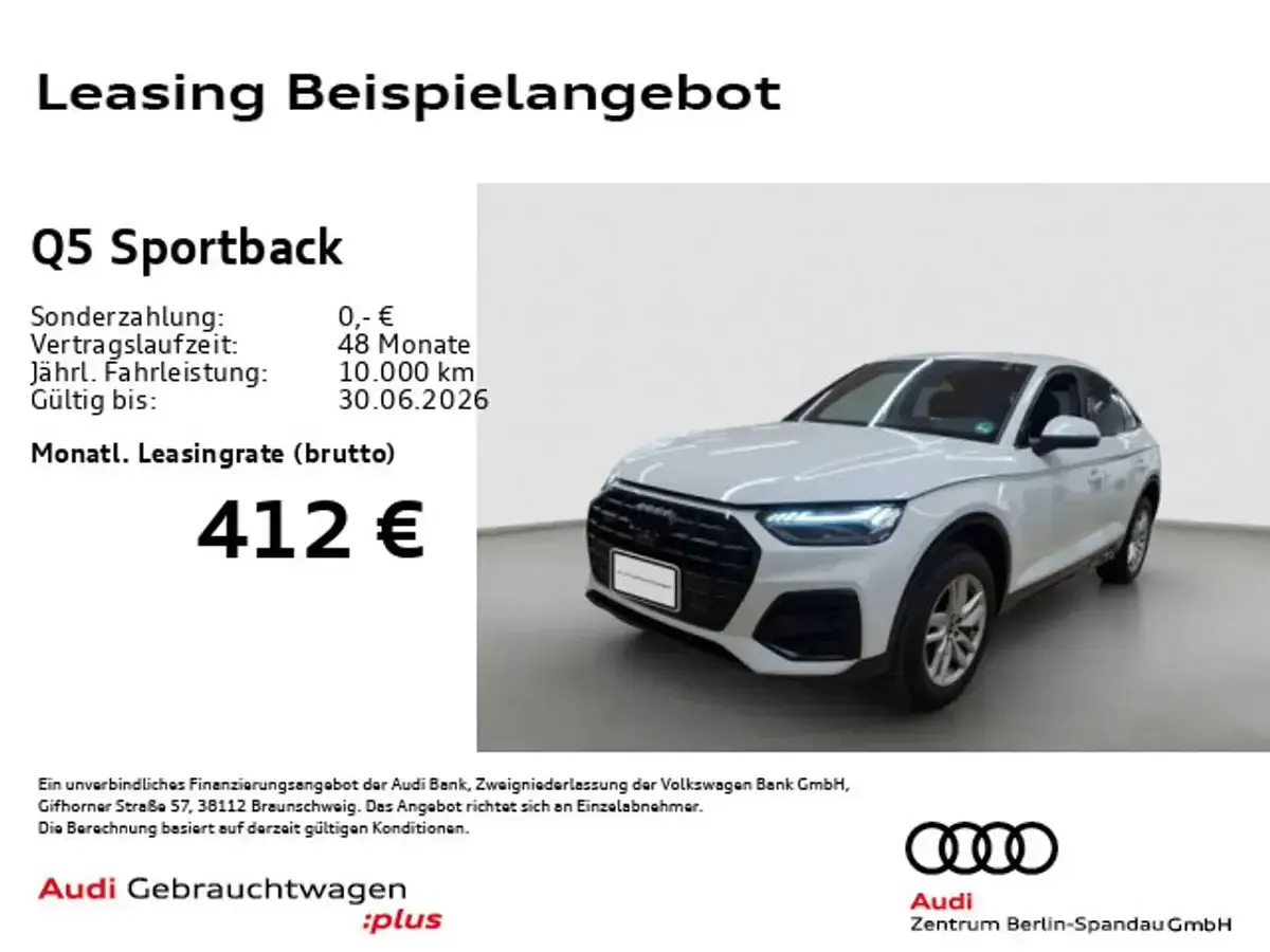 Brugt Audi Q5 204 HK (150 kW) 2025 Hvid SUV