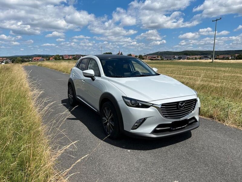 Weiß Gebraucht 2017 Mazda CX-3 Sports-Line SUV | 16.490 € (Fairer Preis) - Bild 1/4