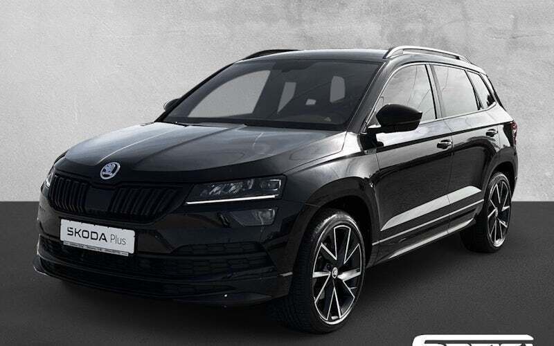 Schwarz Gebraucht 2021 Skoda Karoq SportLine SUV | 27.490 € (Fairer Preis) - Bild 1/4