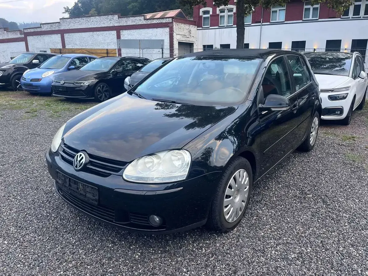 Gebraucht VW Golf V 90 PS (66 kW) 2007 Schwarz Kleinwagen