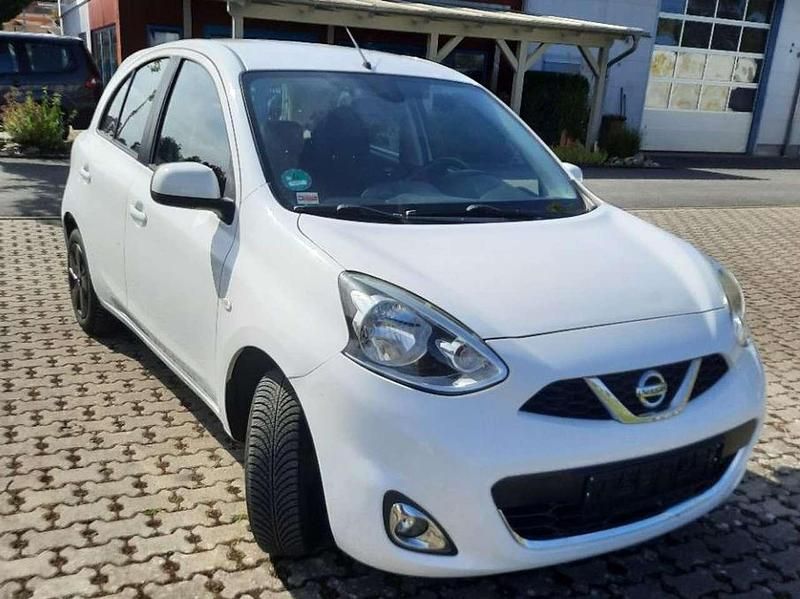 Weiß Gebraucht 2015 Nissan Micra Acenta Kleinwagen | 10.490 € (Etwas zu teuer) - Bild 1/4