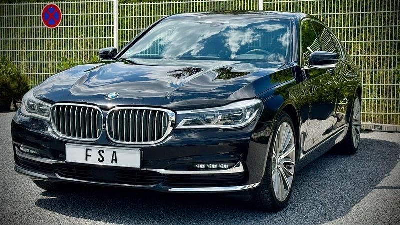 Schwarz Gebraucht 2017 BMW 740L Performance Limousine | 29.999 € (Superpreis) - Bild 1/4