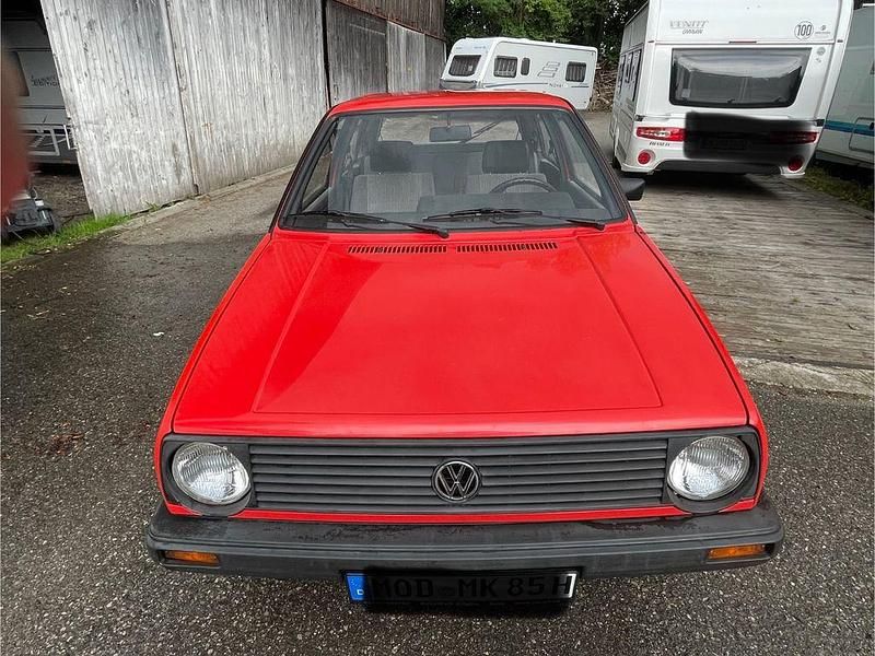 Rot Gebraucht 1985 VW Golf II Kleinwagen | 2.300 € - Bild 1/4