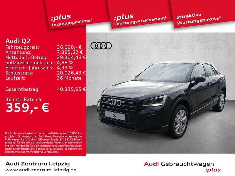 Gebraucht Audi Q2 Advanced Plus 190 PS (139 kW) 2025 Brillantschwarz SUV