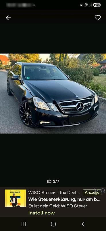 Gebraucht Mercedes E220 170 PS (125 kW) 2009 Schwarz Limousine