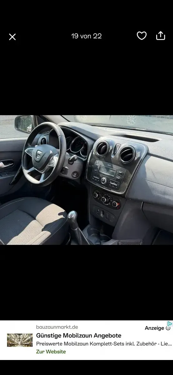 Gebraucht Dacia Logan 90 PS (66 kW) 2019 Blau Kombi