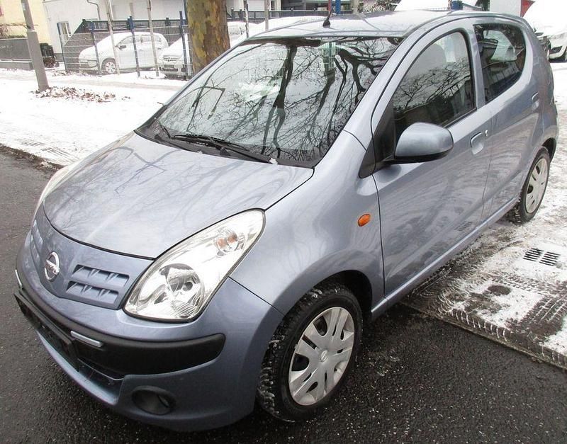 Gebraucht Nissan Pixo Acenta 68 PS (50 kW) 2010 Blau Kleinwagen