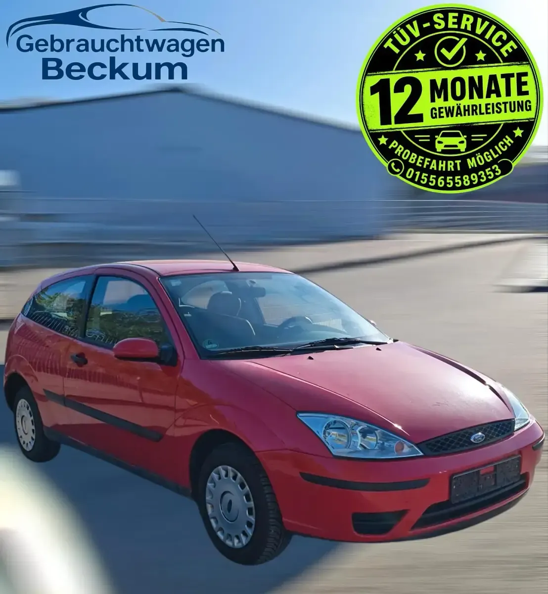 Usado Ford Focus 75 CV (55 kW) 2004 Rojo Utilitario