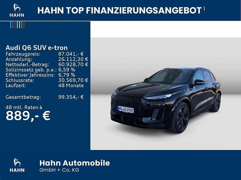 Gebraucht Audi Q6 e-tron Performance 225 kW (306 PS) 2025 Schwarz SUV