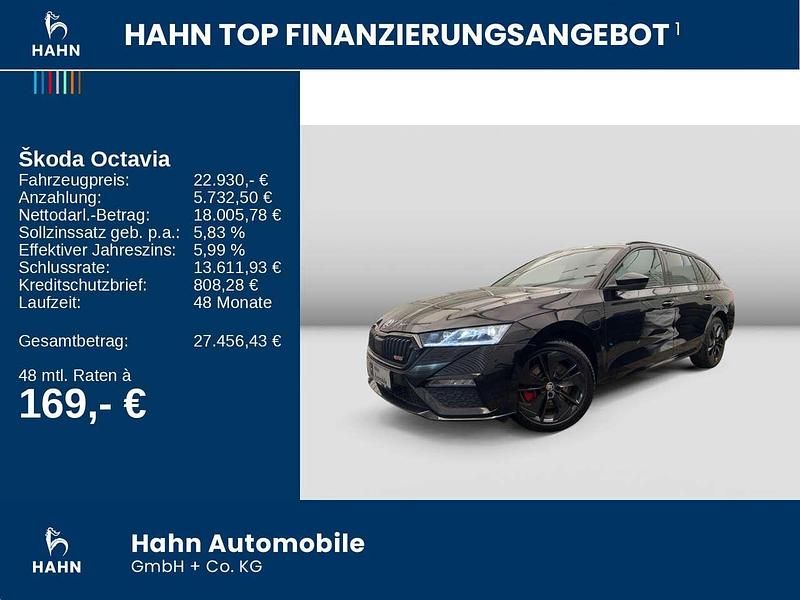 Gebraucht Skoda Octavia RS 245 PS (180 kW) 2022 Schwarz Kombi