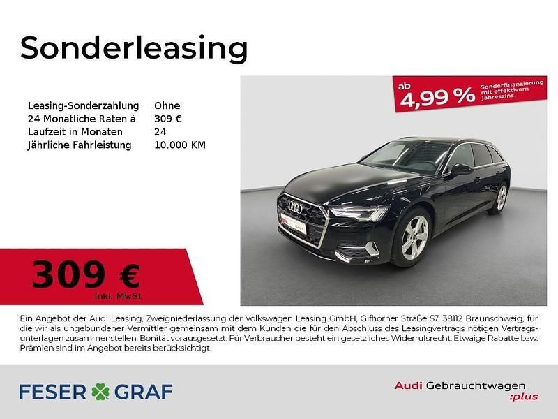 Mythosschwarz metallic Gebraucht 2025 Audi A6 Advanced Plus Kombi | 49.980 € (Fairer Preis) - Bild 1/1